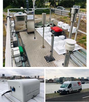 Opportunistic mobile air quality mapping using sensors on postal service vehicles: from point clouds to actionable insights